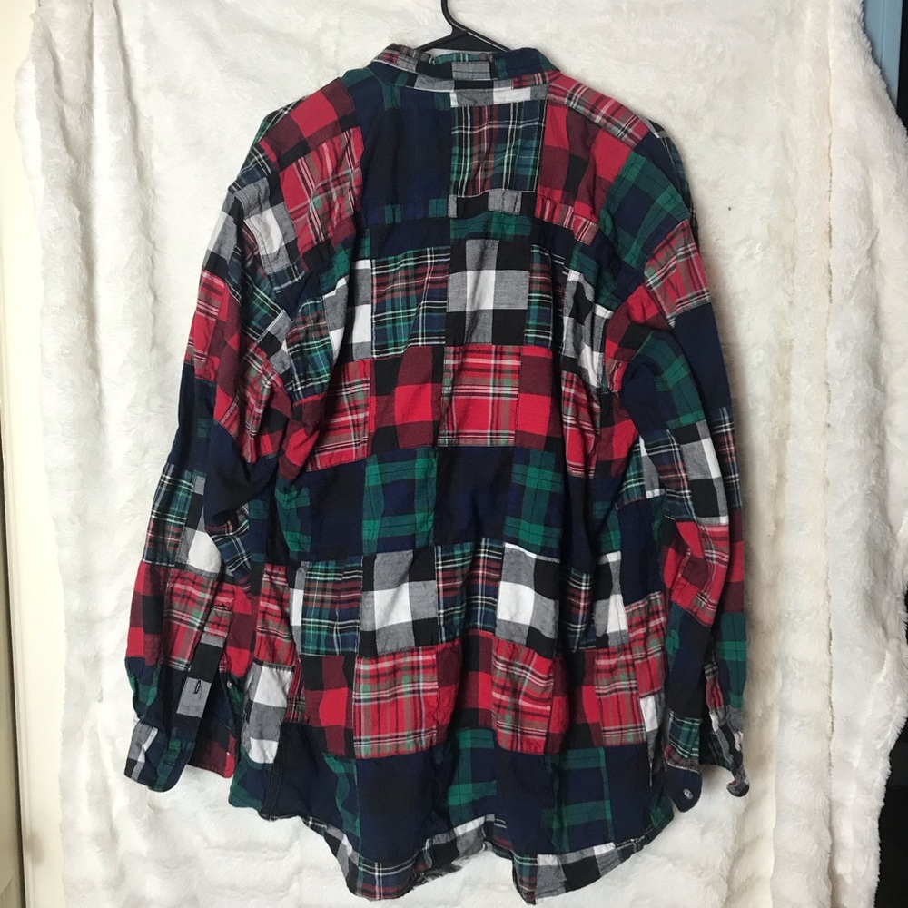 Men’s Orvis Patch Work Button Down Xl - image 3